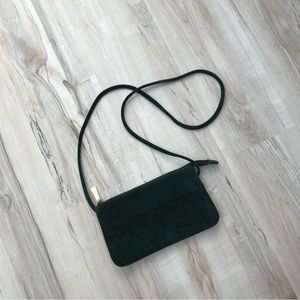 vintage Giani Bernini suede bag